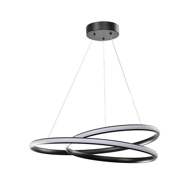 Black Finish Cheap LED Pendant Lighting Chandeliers Lustres Modernes - Image 6