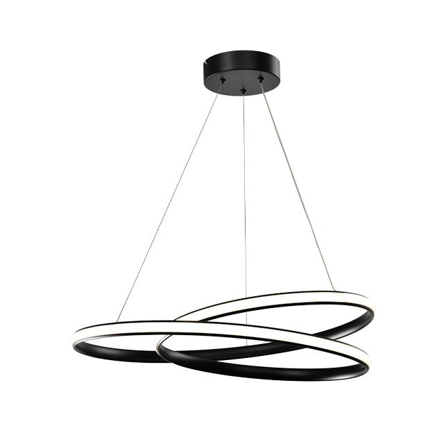 Black Finish Cheap LED Pendant Lighting Chandeliers Lustres Modernes - Image 5