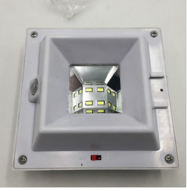 6 LED Light Sensor Light Waterproof Solar Powered Lamp Wall Mount Lamp Night Light - Image 4
