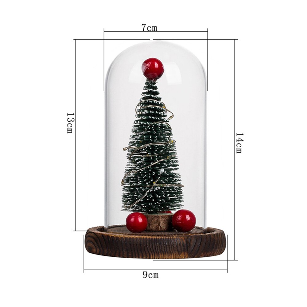 USB LED Beauty Rose and Beast Christmas Tree String Light Desk Lamp Romantic Christmas Birthday Gift Decoration Battery Powered - Image 4