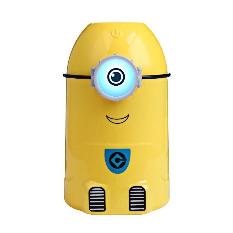 Yellow People Ultrasonic Air Humidifier LED Light USB Car Essential Diffuser - Image 5