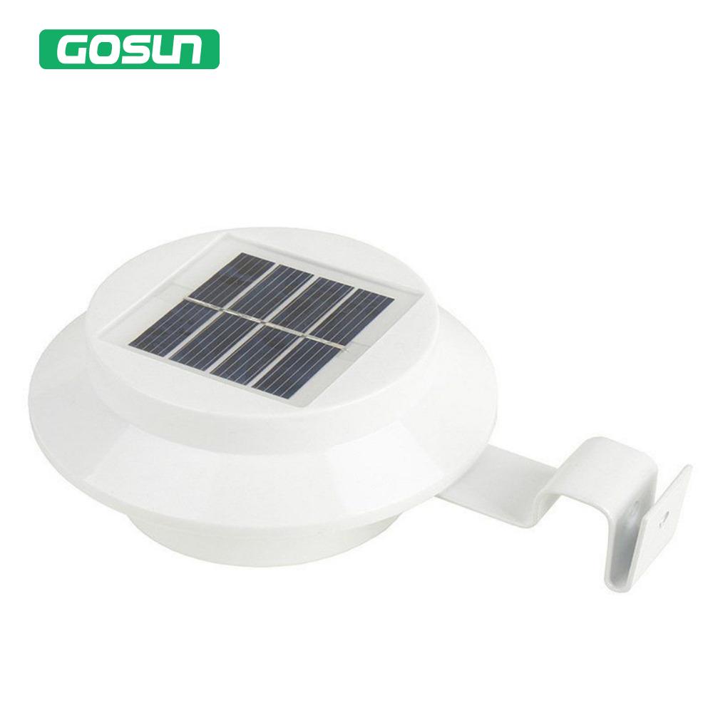 3 leds light sensor control Solar Powered Fence Gutter Solar Lights, Outdoor Security Solar Lamps - Image 3