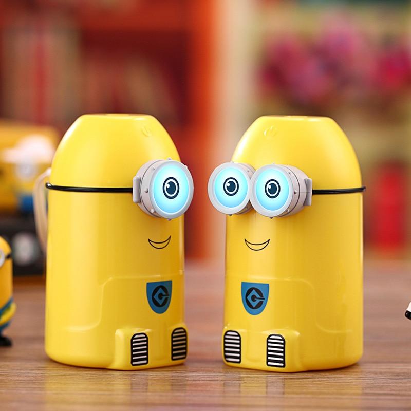 Yellow People Ultrasonic Air Humidifier LED Light USB Car Essential Diffuser - Image 6