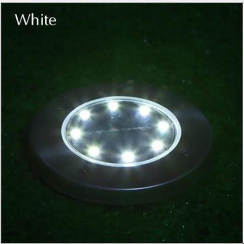 Hot Sale Underground Light 8 LED Solar Power Buried Light Under Ground Lamp Outdoor Path Way Garden Lawn Yard Outdoor Lighting