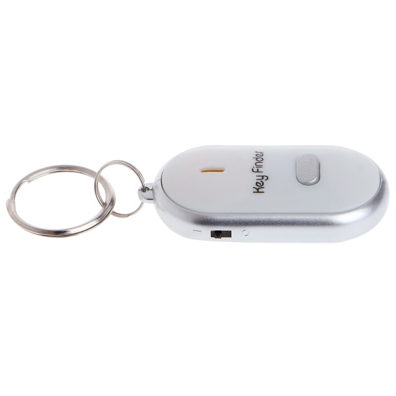 Sound Whistle Control White LED Key Finder Locator Find Lost Keychain Keys Chain - Image 5