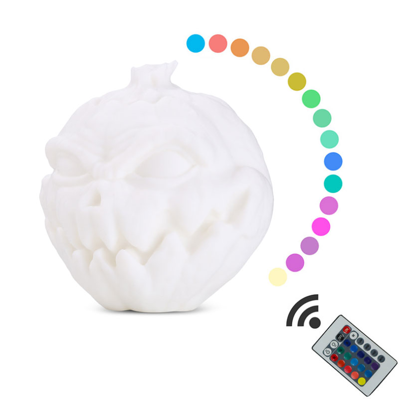 3D Printing Devil Pumpkin Face Light Pat Night Lamp For Halloween - Image 6