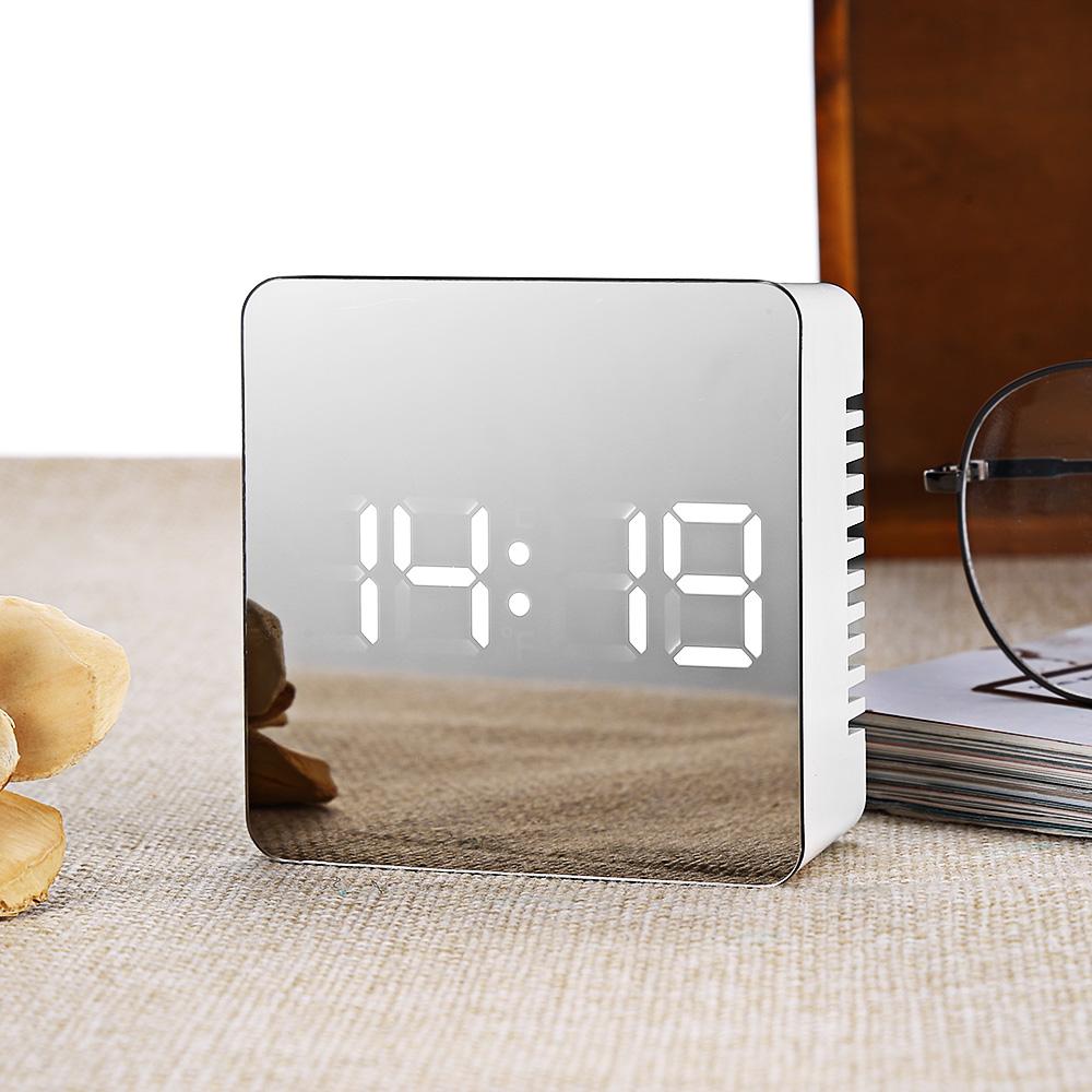 Hot Multifunction LED Mirror Alarm Clock Digital Clock Snooze Display Time Night Led Light Table Desktop Alarm Clock Despertador - Image 3