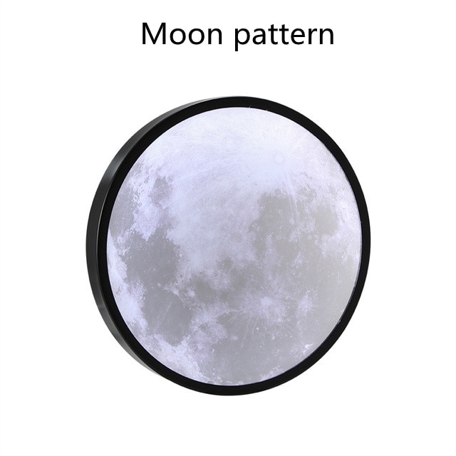 LED Mirror Moon Lamp Mercury Lamps Romantic Makeup Wood Frame Hanging Mirror Girl Gift Bedroom Decor - Image 7