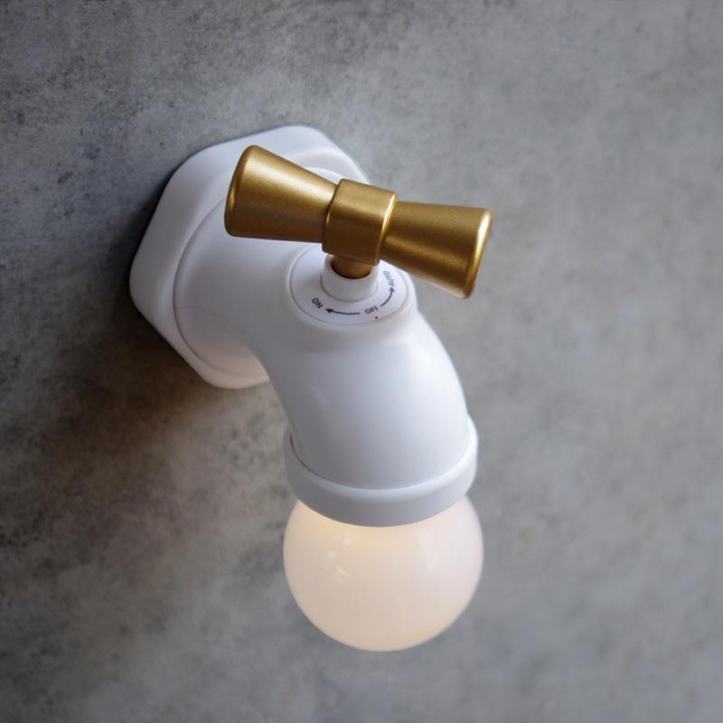 Water Tap LED Night Light Voice Control 2 Mode On/Auto Intelligent Sensor Faucet Night Lamp USB Rechargeable Smart Lamp - Image 5