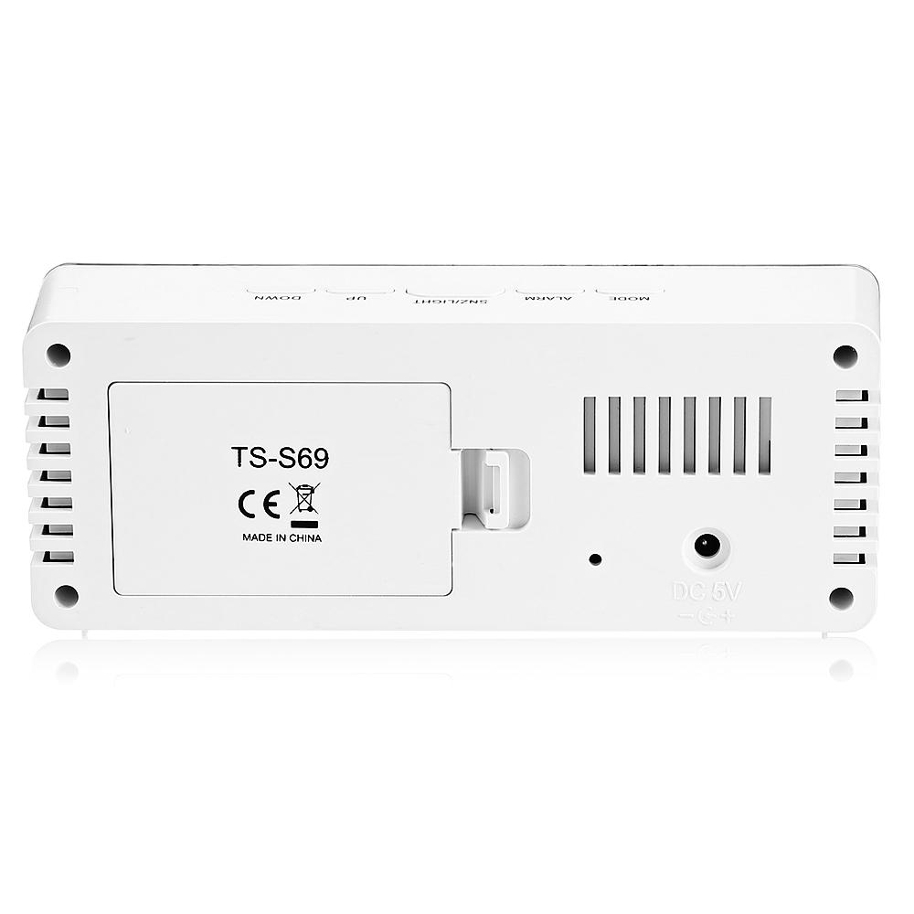 Hot Multifunction LED Mirror Alarm Clock Digital Clock Snooze Display Time Night Led Light Table Desktop Alarm Clock Despertador - Image 7