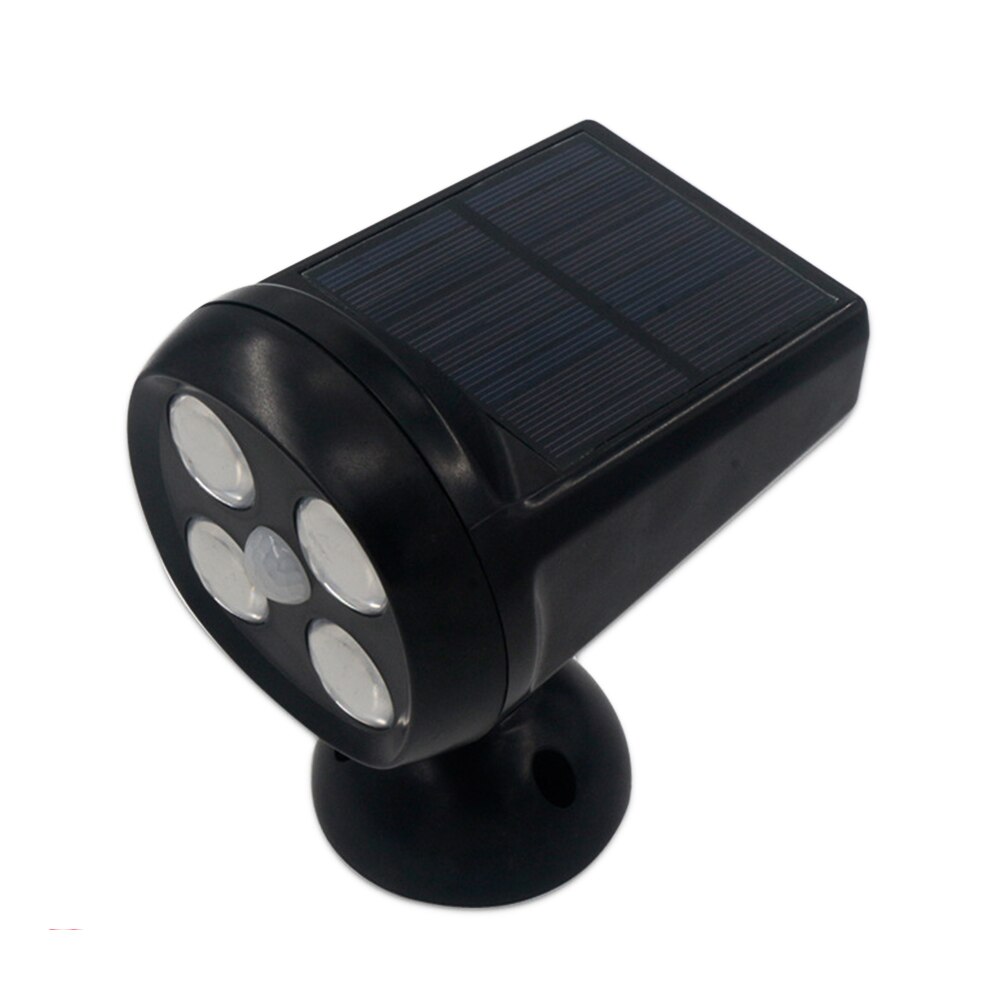 360 Degree Rotation Motion Sensor Corridor Solar Powered Energy Saving Yard Outdoor LED Spotlight Wall Mount Adjustable Garden - Image 6