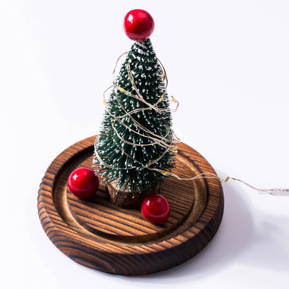 USB LED Beauty Rose and Beast Christmas Tree String Light Desk Lamp Romantic Christmas Birthday Gift Decoration Battery Powered - Image 5