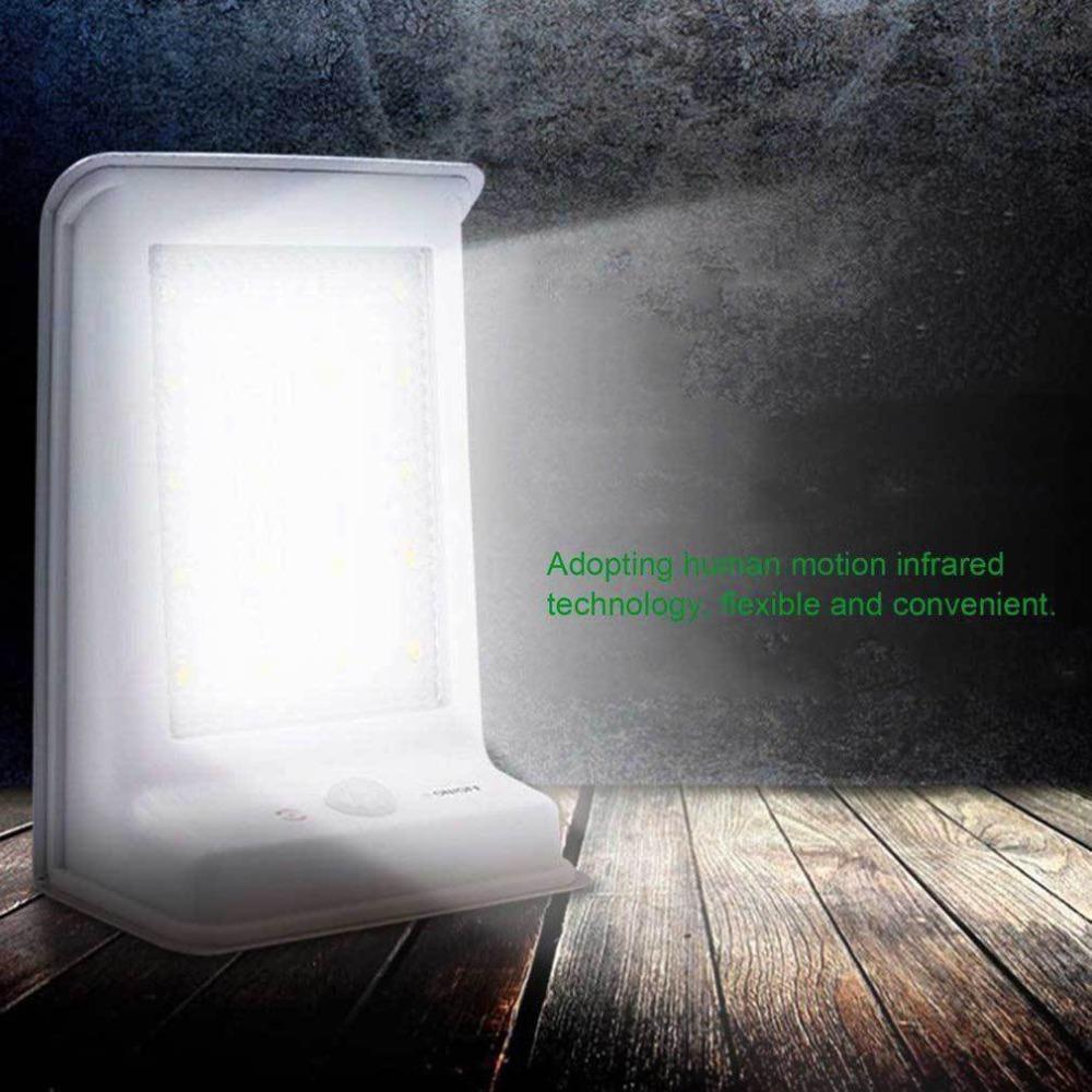 20 Led Solar Lamp Motion Sensor Light control and Acoustic control Outdoor Waterproof Body Induction Sound Control Wall Light - Image 2