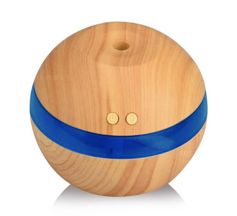 KBAYBO USB Ultrasonic Humidifier 290ml Aroma Diffuser Essential Oil Diffuser Aromatherapy Mist Maker with LED Light Wood grain - Image 8