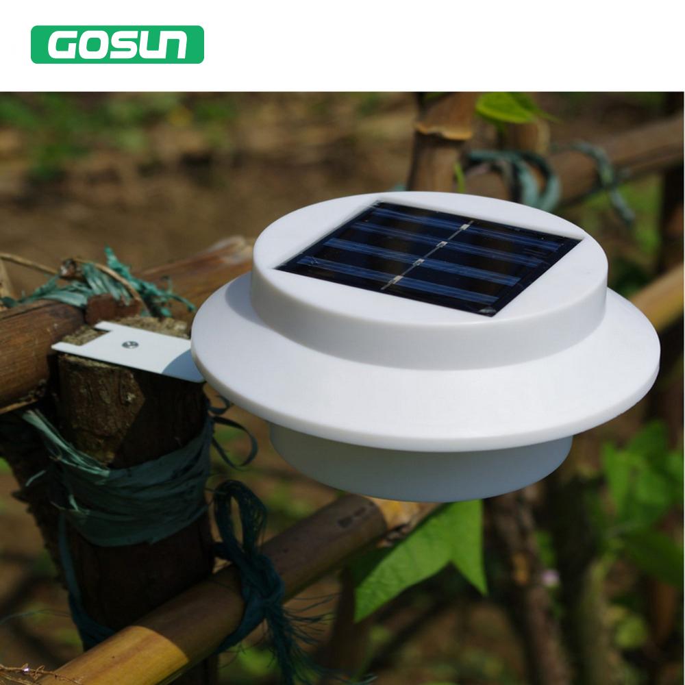 3 leds light sensor control Solar Powered Fence Gutter Solar Lights, Outdoor Security Solar Lamps - Image 5