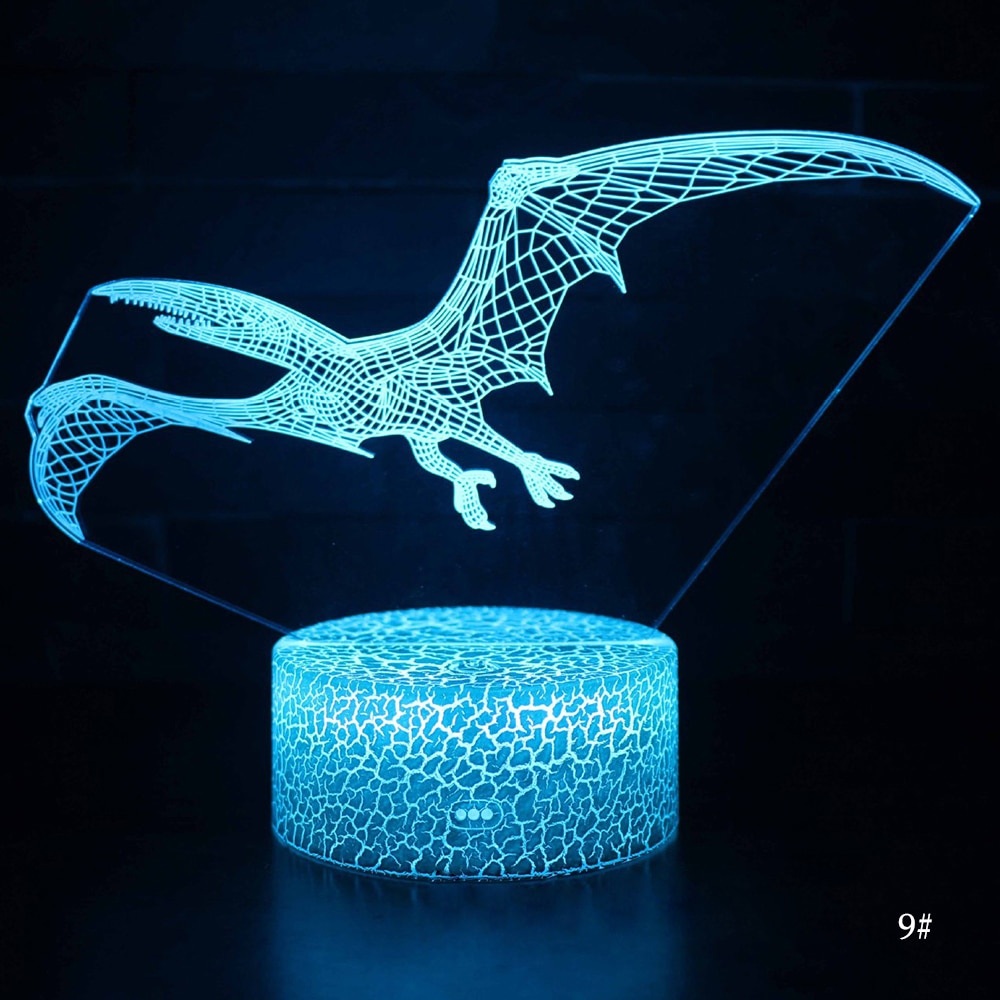 3D LED Night Light Lamp Dinosaur Series - Image 15