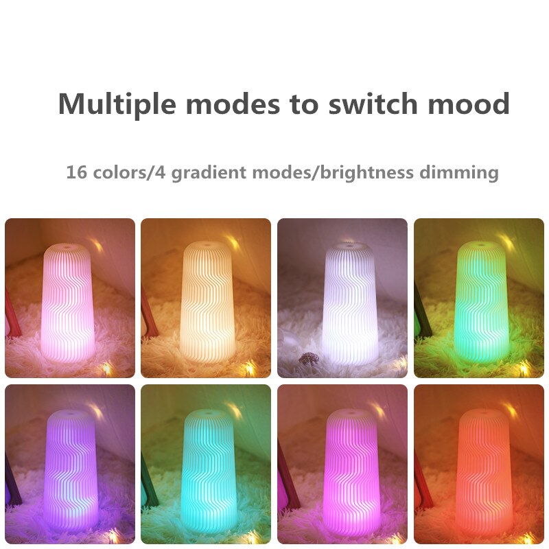 Atmosphere Lamp Bedside Lamp Touch Control LED USB Charging Night Light - Image 6