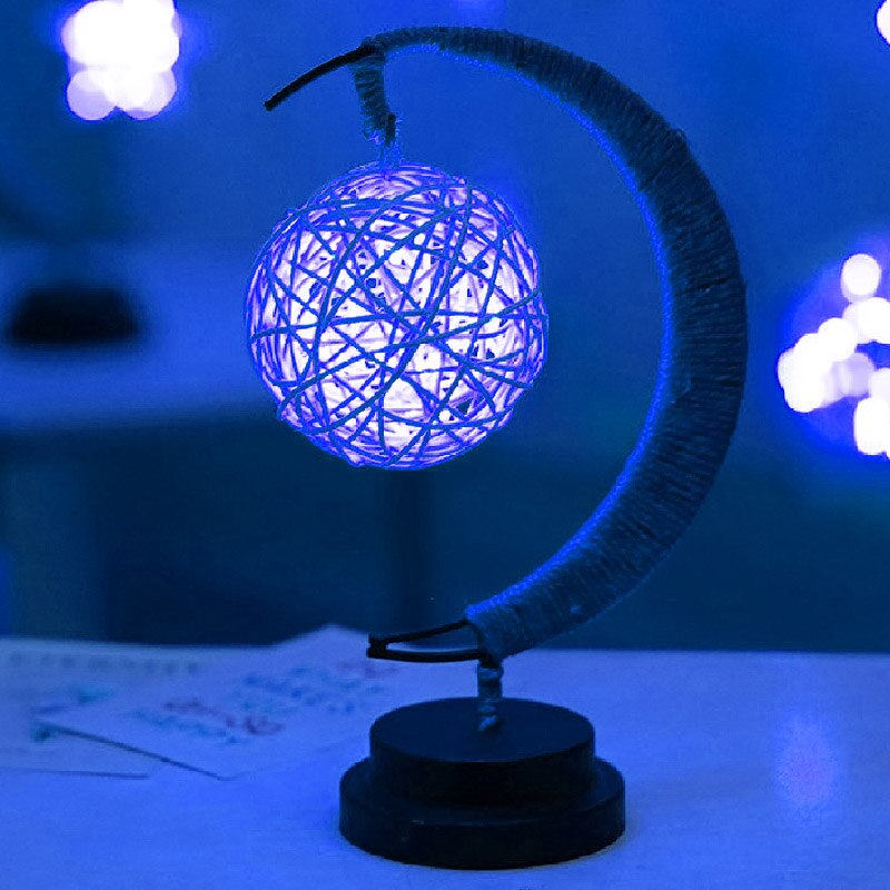 Night Light LED Hand Made Moon Stars Gift Lamp Sleeping Light - Image 8