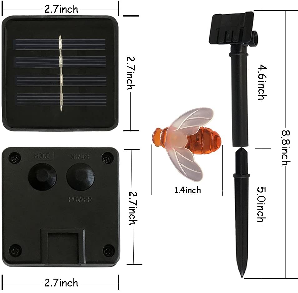 Holiday Light  Christmas Tree Decoration Outdoor Garland Solar Lamp Bee20/30/50led 8Mode For Wedding Party Garden Balcony Fairy - Image 5