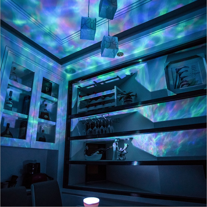 Version Remote ocean  romantic Starlight Projection lamp USB LED Aurora Projection Gifts Decorative Night light - Image 4