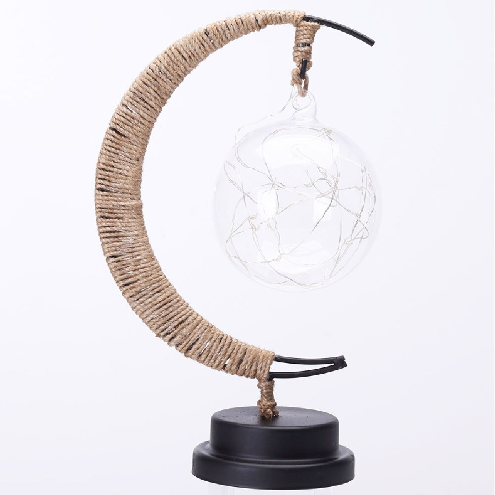 Night Light LED Hand Made Moon Stars Gift Lamp Sleeping Light - Image 5
